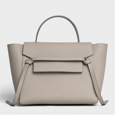 Celine Belt Mini Bag In Light Taupe Grained Calfskin CCBS24019