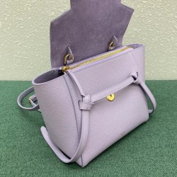 Celine Belt Nano Bag In Lilas Grained Calfskin CCBS24029