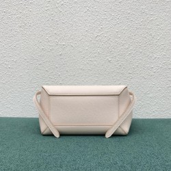 Celine Belt Nano Bag In Pale Pink Grained Calfskin CCBS24031