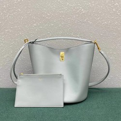 Celine Bucket 16 Bag In Mineral Smooth Calfskin CCBS24072