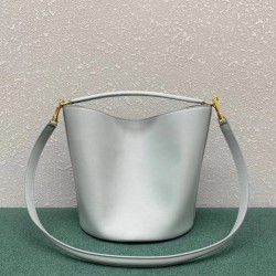 Celine Bucket 16 Bag In Mineral Smooth Calfskin CCBS24072