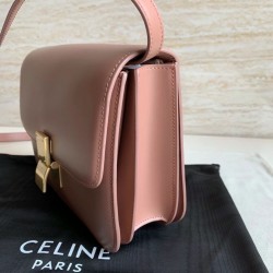 Celine Classic Box Medium Bag In Antique Rose Box Calfskin CCBS24050