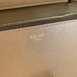 Celine Classic Box Medium Bag In Camel Liege Calfskin CCBS24054