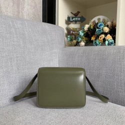 Celine Classic Box Small Bag In Army Green Box Calfskin CCBS24059