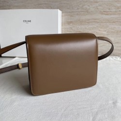 Celine Classic Box Small Bag In Camel Box Calfskin CCBS24062