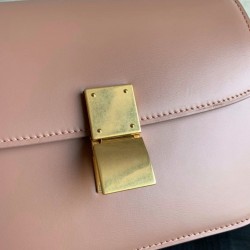 Celine Classic Box Teen Bag In Antique Rose Box Calfskin CCBS24065