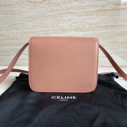 Celine Classic Box Teen Bag In Antique Rose Box Calfskin CCBS24065