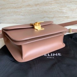 Celine Classic Box Teen Bag In Antique Rose Box Calfskin CCBS24065