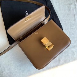 Celine Classic Box Teen Bag In Camel Box Calfskin CCBS24067