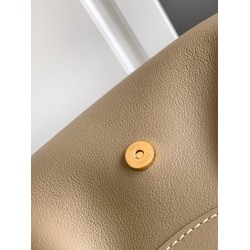 Celine Medium Polly Bag in Brown Sepia Calfskin CCBS24171