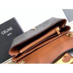 Celine Medium Victoire Bag in Triomphe Canvas CCBS24211