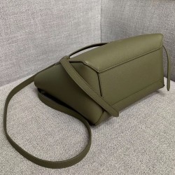 Celine Micro Belt Bag In Army Green Grained Calfskin CCBS24002