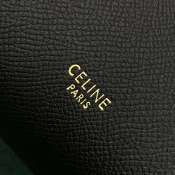 Celine Micro Belt Bag In Black Grained Calfskin CCBS24003