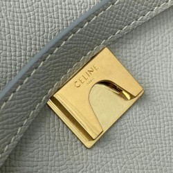 Celine Micro Belt Bag In Vert D'eau Grained Calfskin CCBS24012