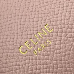 Celine Micro Belt Bag In Vintage Pink Grained Calfskin CCBS24013