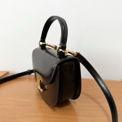 Celine Mini Besace Clea Bag in Black Calfskin CCBS24045