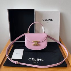 Celine Mini Besace Clea Bag in Petal Calfskin CCBS24048