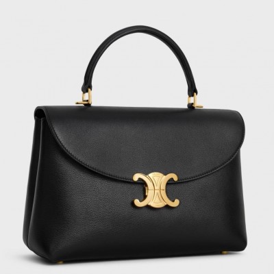 Celine Nino Medium Bag in Black Calfskin CCBS24173