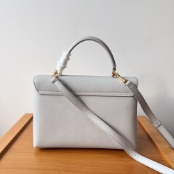 Celine Nino Medium Bag in Cloudy Grey Calfskin CCBS24175