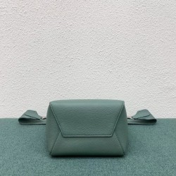 Celine Sangle Small Bucket Bag In Celadon Calfskin CCBS24083