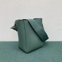 Celine Sangle Small Bucket Bag In Celadon Calfskin CCBS24083