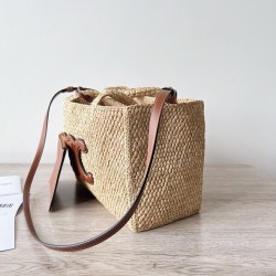 Celine Small Cabas Bag in Raffia CCBS24100