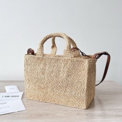 Celine Small Cabas Bag in Raffia CCBS24100