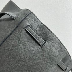 Celine Small Cabas Phantom Bag In Grey Grained Calfskin CCBS24106