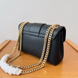 Celine Teen Victoire Bag in Black Calfskin CCBS24212