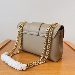 Celine Teen Victoire Bag in Brown Sepia Calfskin CCBS24213