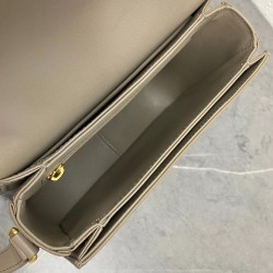 Celine Triomphe Teen Bag In Grey Leather CCBS24198