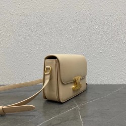 Celine Triomphe Teen Bag In Nude Leather CCBS24200