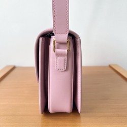 Celine Triomphe Teen Bag In Pink Leather CCBS24202