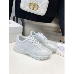 Celine Women's Runner CR-01 Low-top Sneakers in White Leather CCBS24158