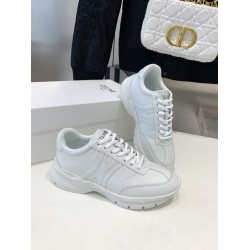 Celine Women's Runner CR-01 Low-top Sneakers in White Leather CCBS24158